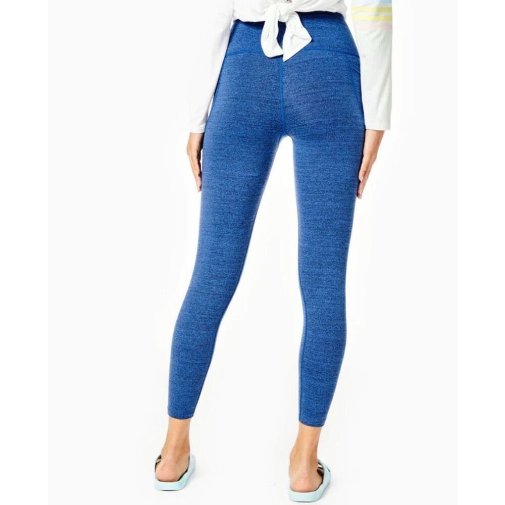 Addison Bay Womens Heather High Waisted Ludlow Pull-on Leggings Blue Small NWT - Picture 5 of 13